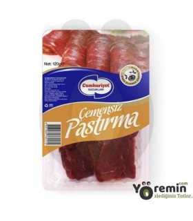 Dilimli Antrikot Çemensiz Pastırma 120-GR